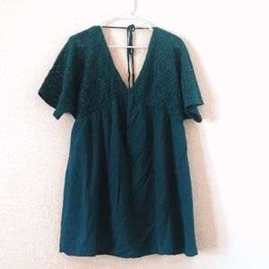 Teal Shift Dress